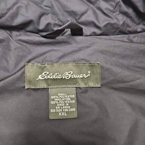 Eddie Bauer Lightweight Vest Womens 2XL Black Diamond Quilted Sleeveless Jacket - Picture 7 of 10